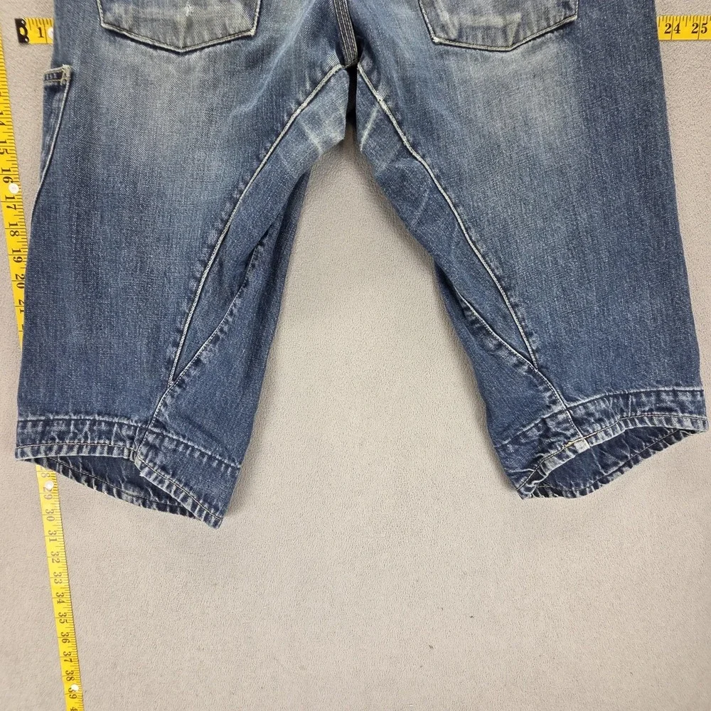 Vintage Levis Engineered Shorts Mens 30 Blue Twisted Denim Jean Jorts 19